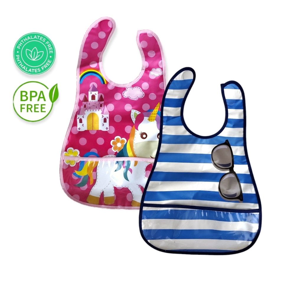 2 for $16- Chikitoe Waterproof bibs